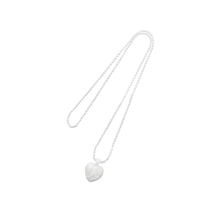 Chrome Hearts Resin Heart Pendant Ball Chain Necklace - SHENGLI ROAD MARKET