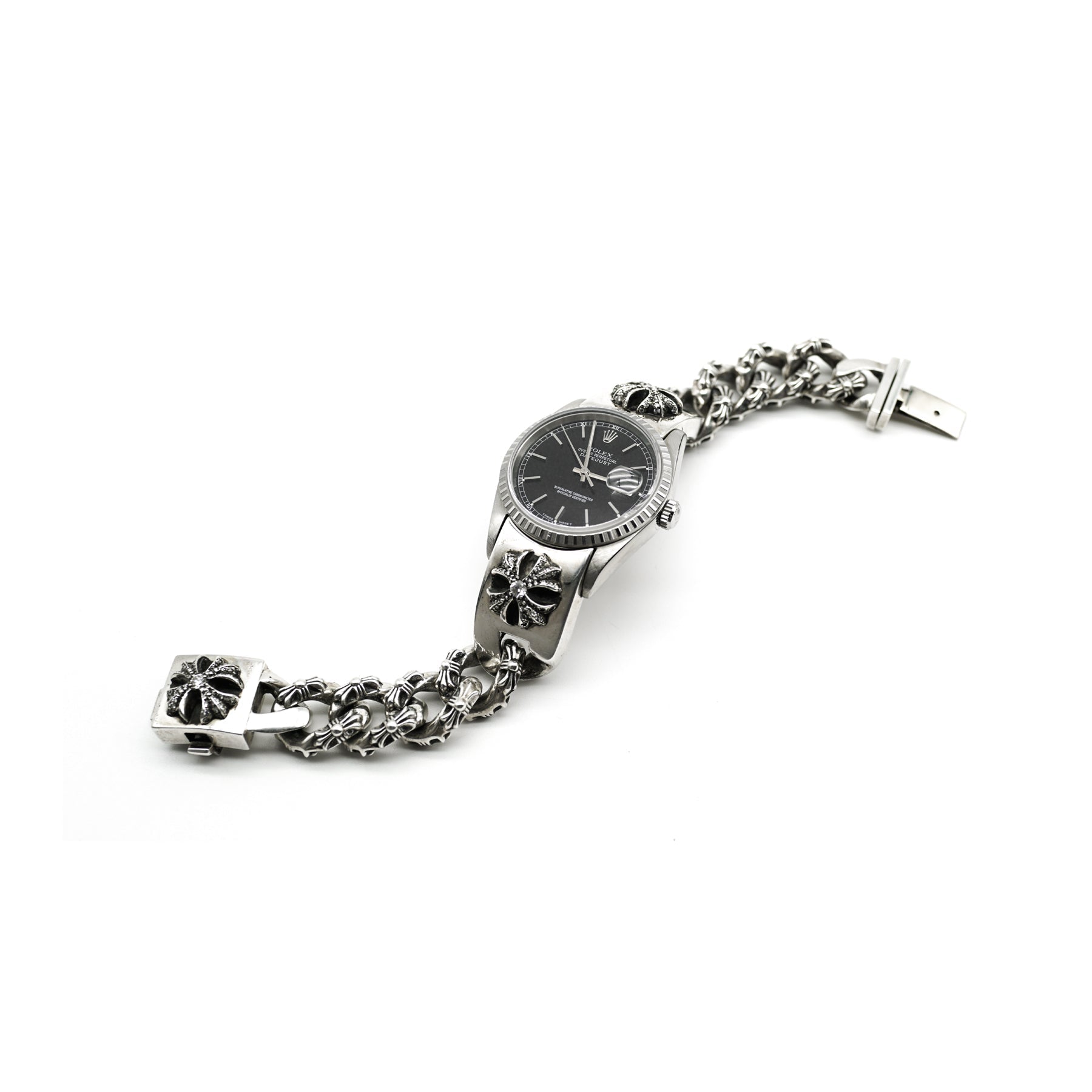 Chrome Hearts Rolex Plus Fancy Link Watch Strap - SRM – SHENGLI