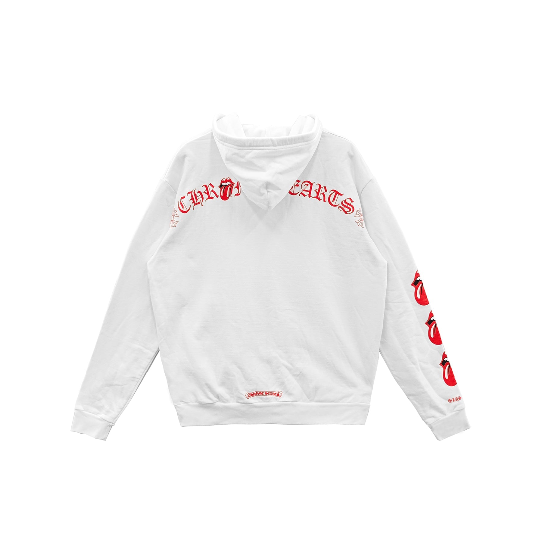 Chrome Hearts Rolling Stones Script Red Hoodie - SRM – SHENGLI