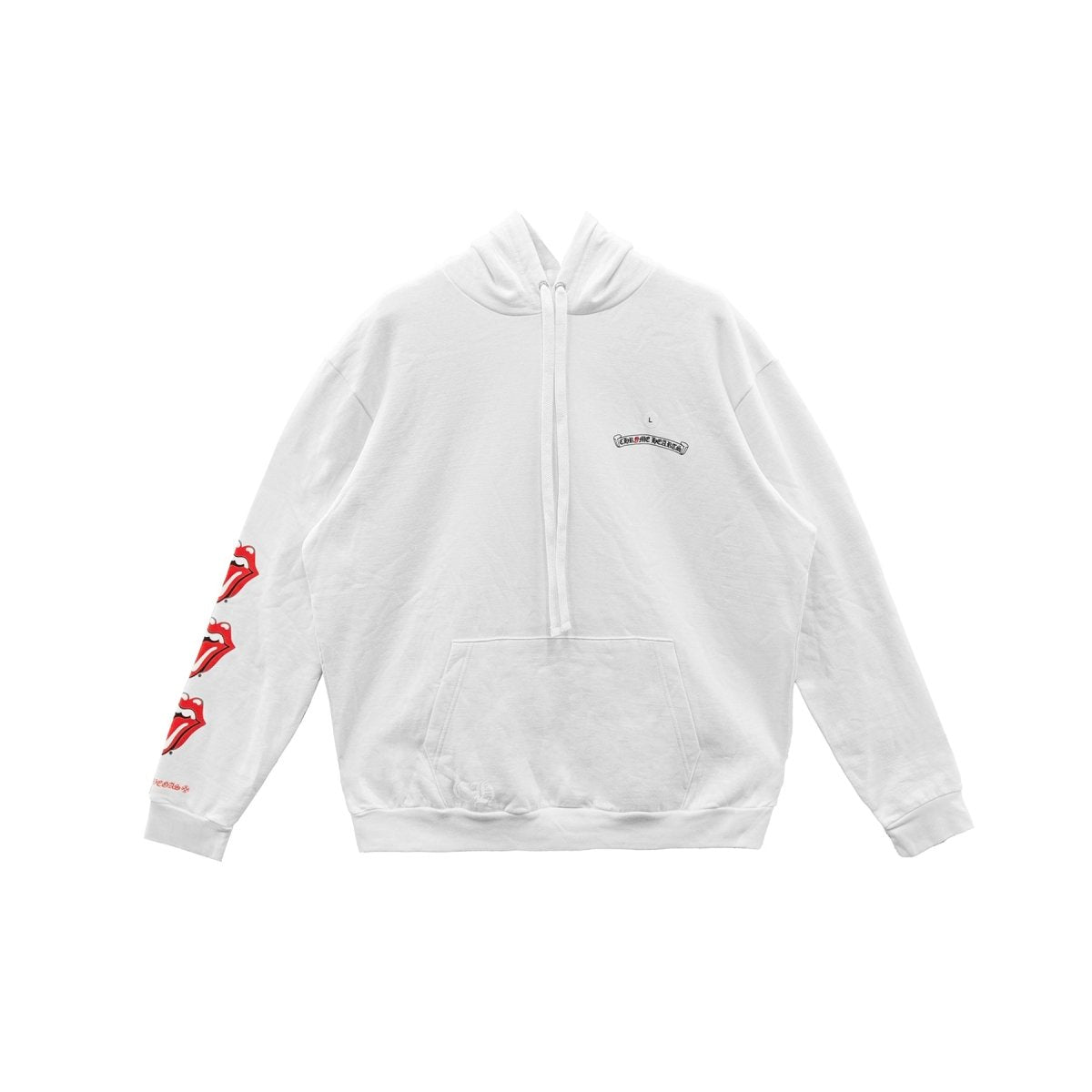 Chrome Hearts Rolling Stones Scroll Logo Hoodie SRM – SHENGLI