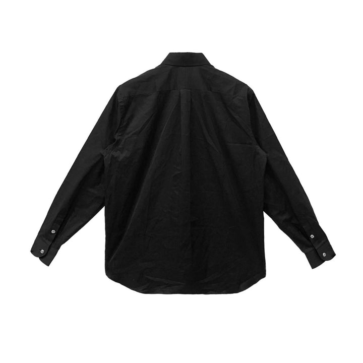 Chrome Hearts Silver BS Fleur Buttons Black Shirt - SHENGLI ROAD MARKET