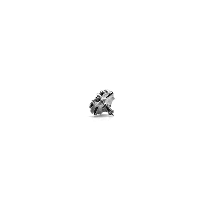Chrome Hearts Silver Cross Plus Earring Stud - SHENGLI ROAD MARKET