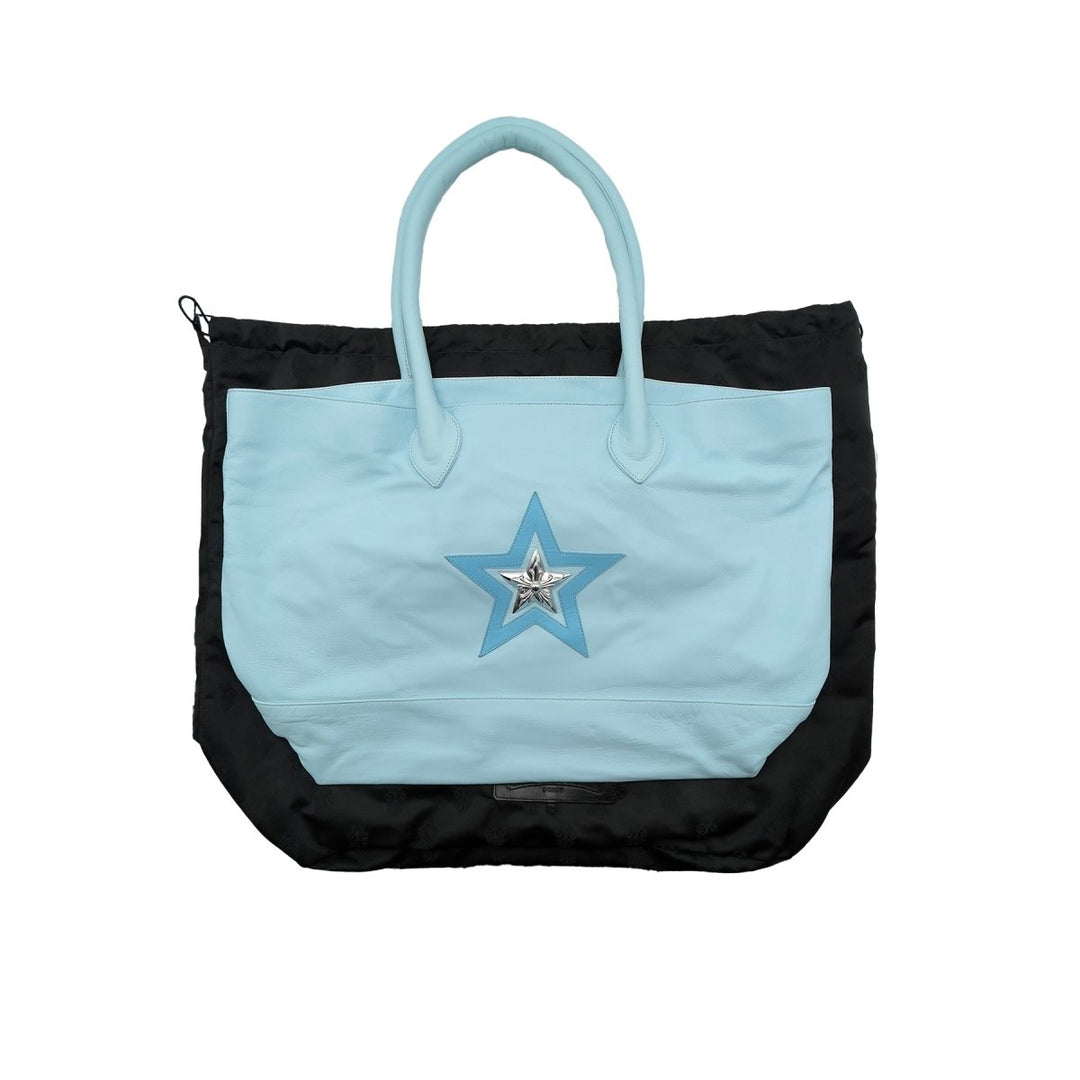 Chrome Hearts Star Patch Baby Blue Tote Bag - SHENGLI ROAD MARKET