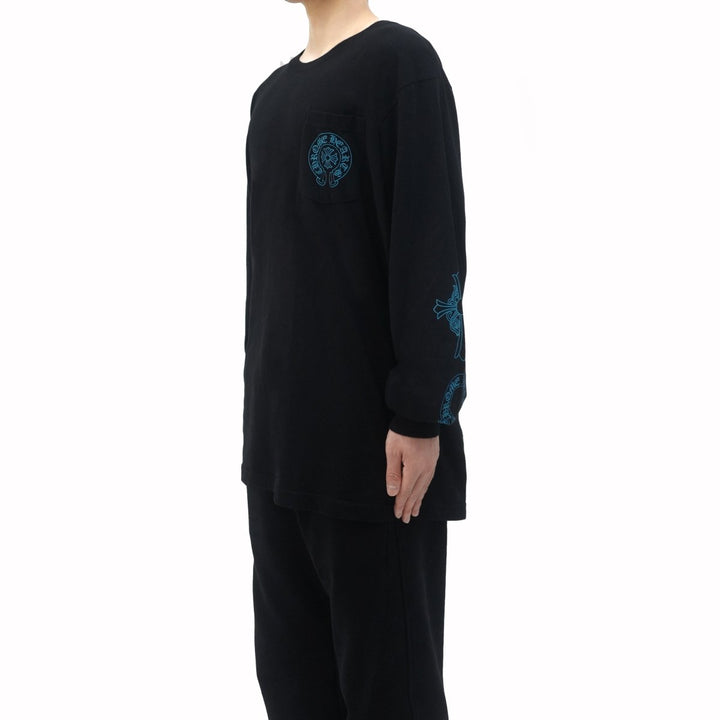 Chrome Hearts Triple Cross Logo L/S T-Shirt - SHENGLI ROAD MARKET