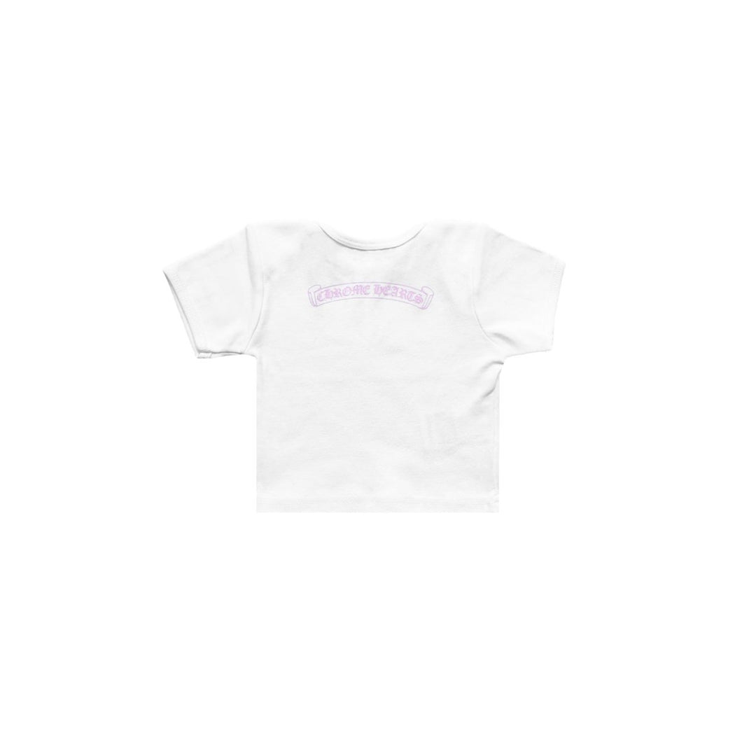 Chrome Hearts White Short Sleeve T-Shirt Tee For Kids - SHENGLI ROAD MARKET