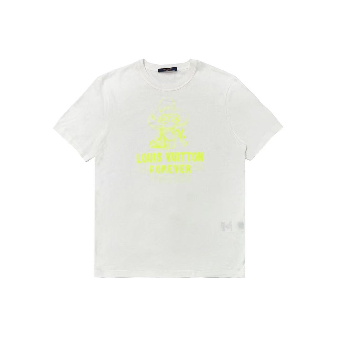Louis Vuitton Vivienne Forever White Short Sleeve T-Shirt