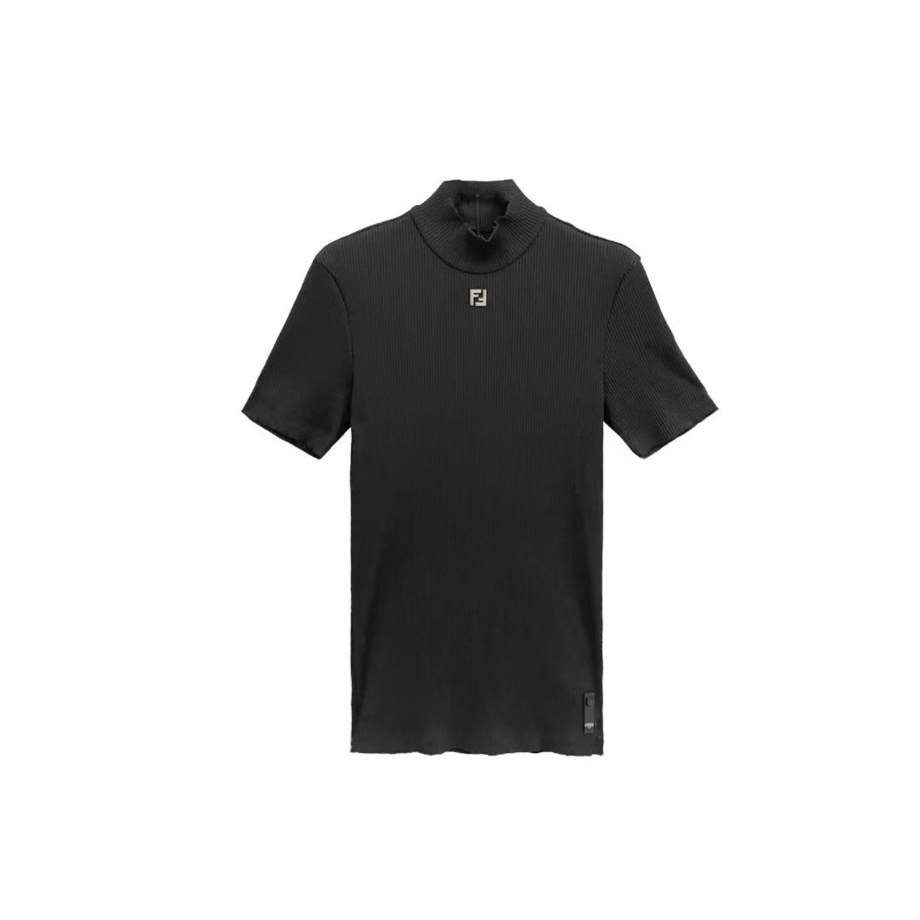 Fendi Black Piqué Polo Shirt - SRM – SHENGLI ROAD MARKET