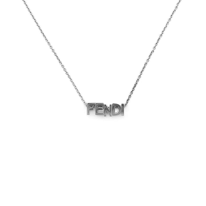 Fendi Polladio Logo Letter Necklace - SHENGLI ROAD MARKET
