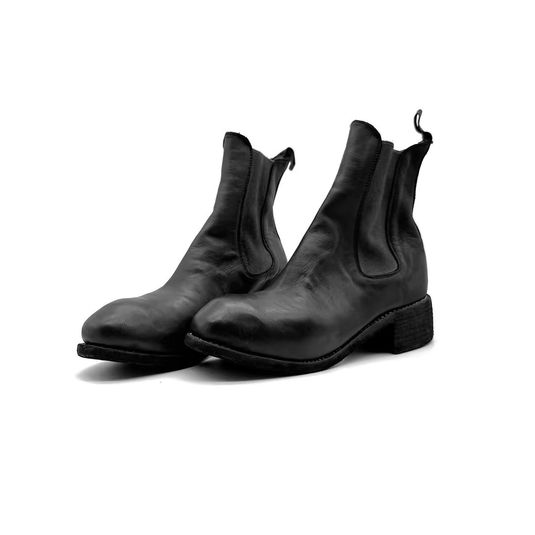 GUIDI PL07 Horse Full Grain Orthopaedic Chelsea Boots