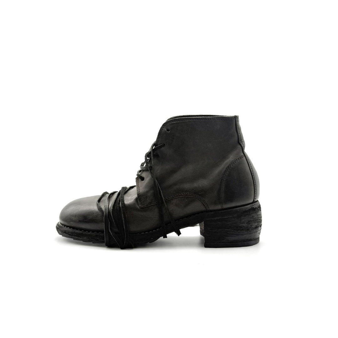 GUIDI Soft Horse 793 Thick - Soled Lace - Up Leather Boots - SHENGLI ROAD MARKET