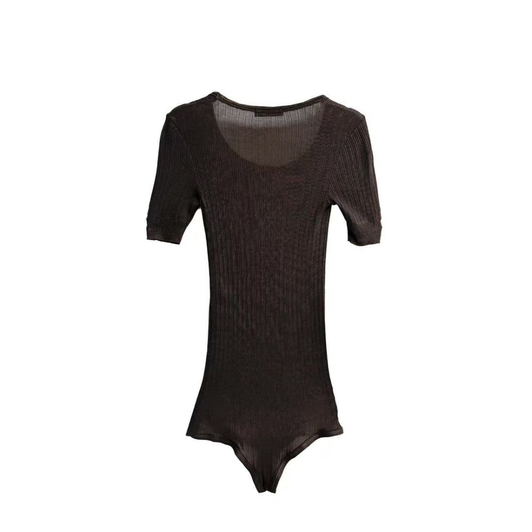 Lemaire Rib Short Sleeve Bodysuit - SHENGLI ROAD MARKET