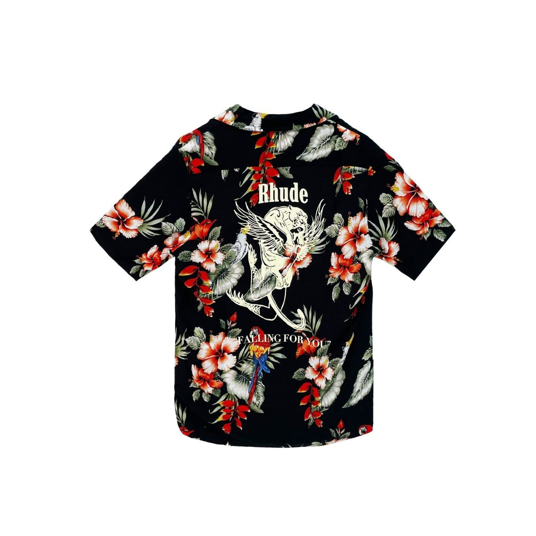Rhude Falling For You Floral Short Sleeve T-Shirt Tee - SHENGLI ROAD MARKET