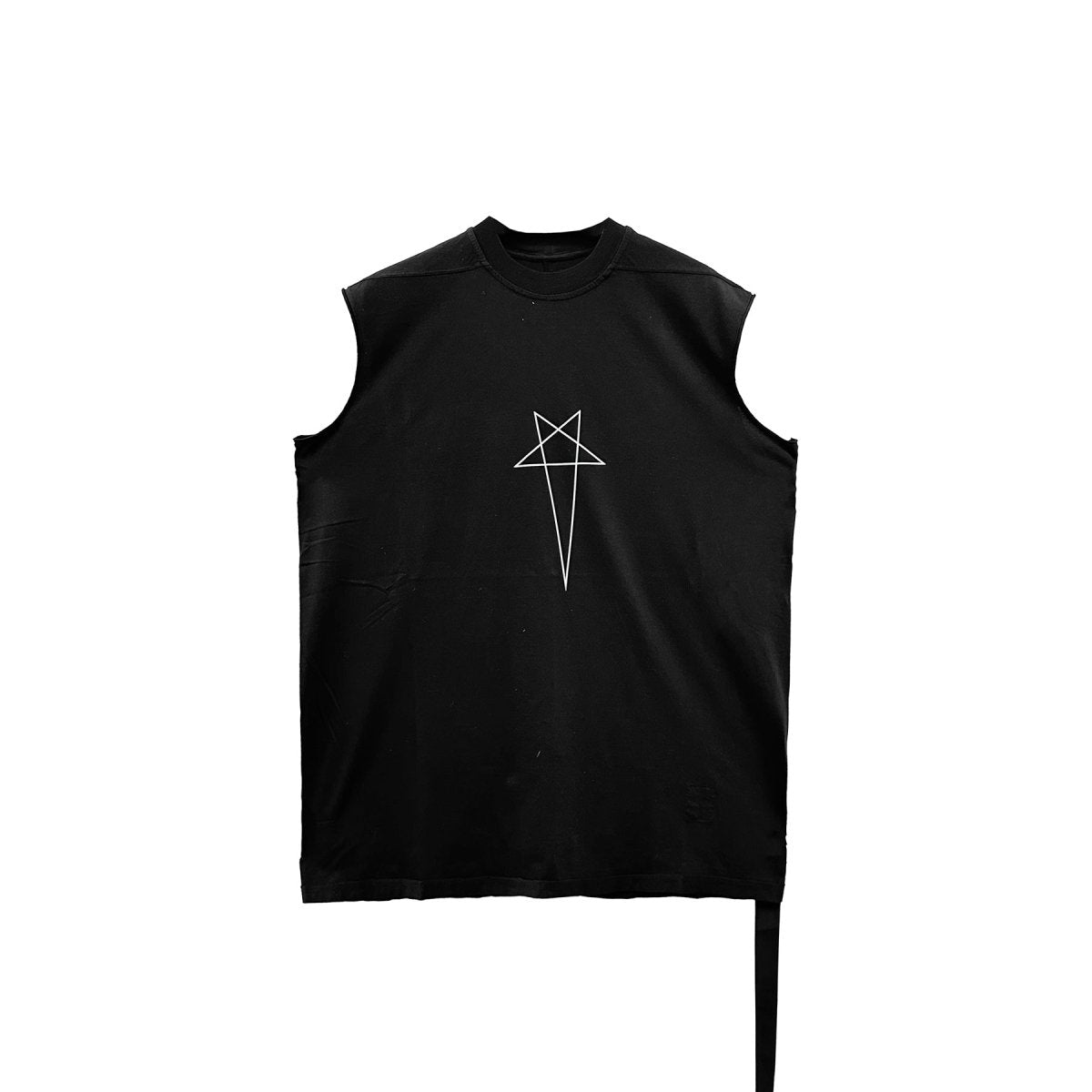 RICK OWENS DRKSHDW Black T-shirt 'TARP' -SHENGLI ROAD MARKET