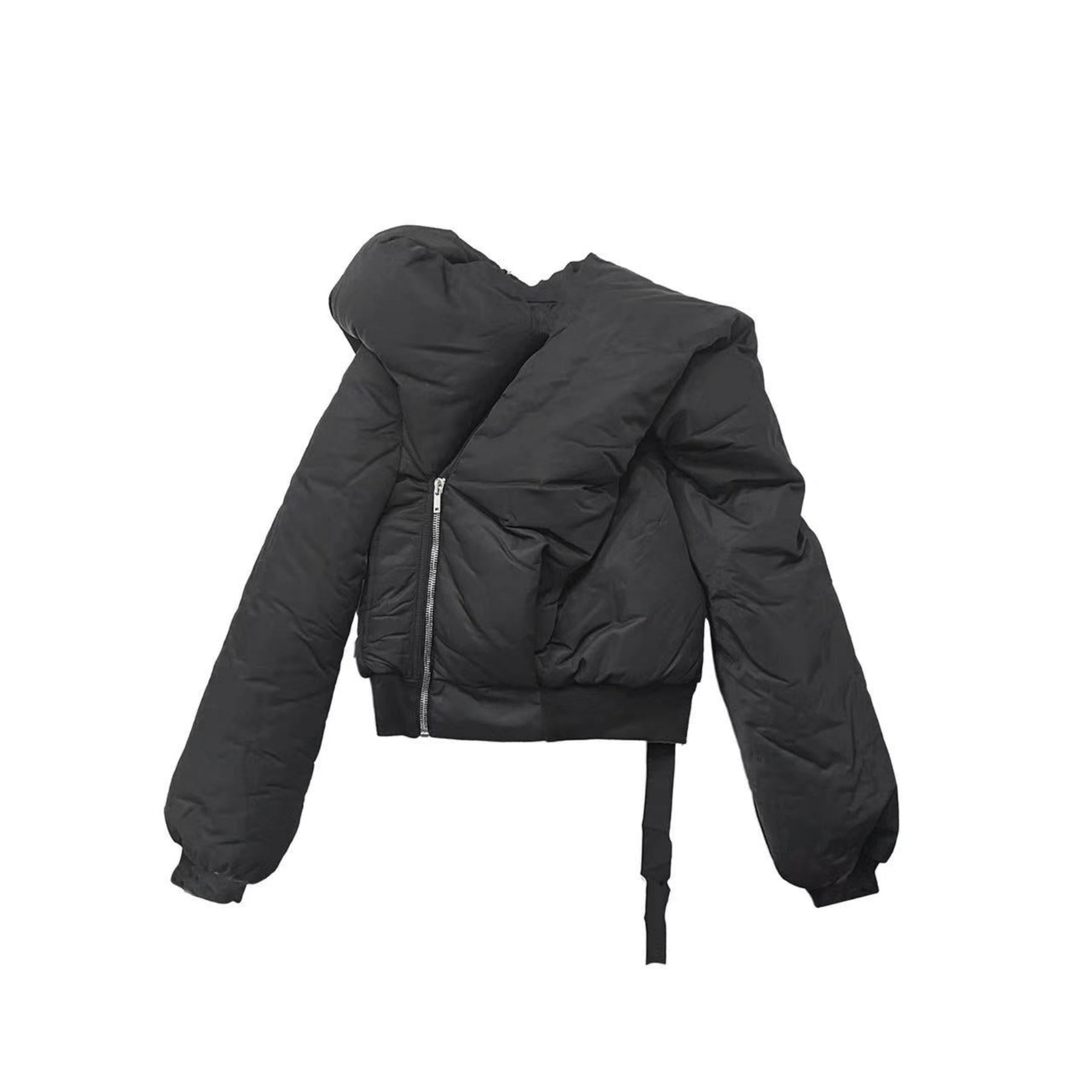 【まろると 】Rick Owens ダウンsize48 RICK OWENS DRKSHDW メンズ ブラック ドール ダウン ボンバー