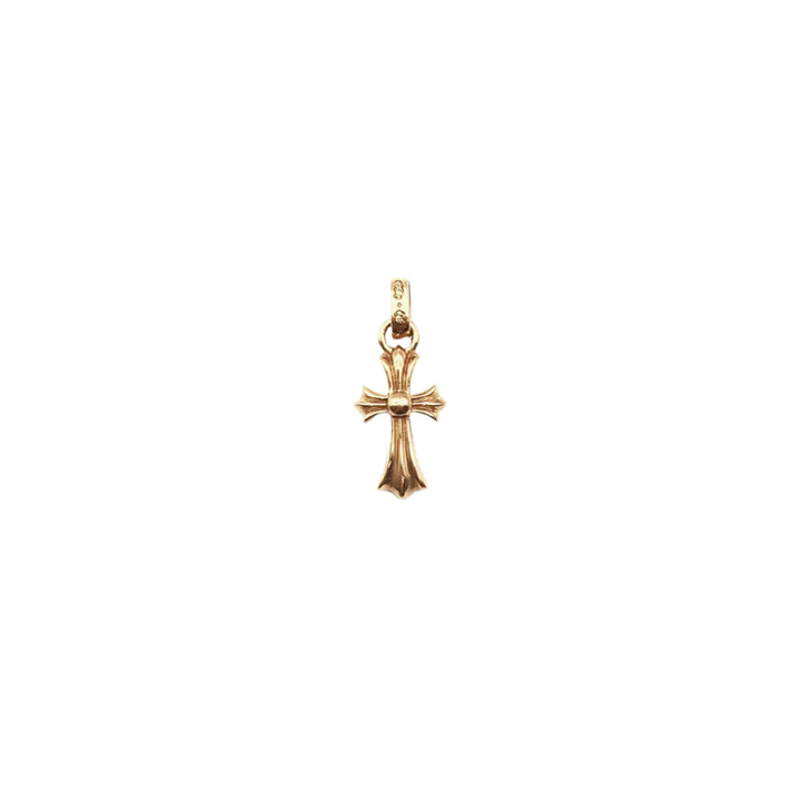 Chrome Hearts 22K Gold Babyfat Cross Charm - SHENGLI ROAD MARKET