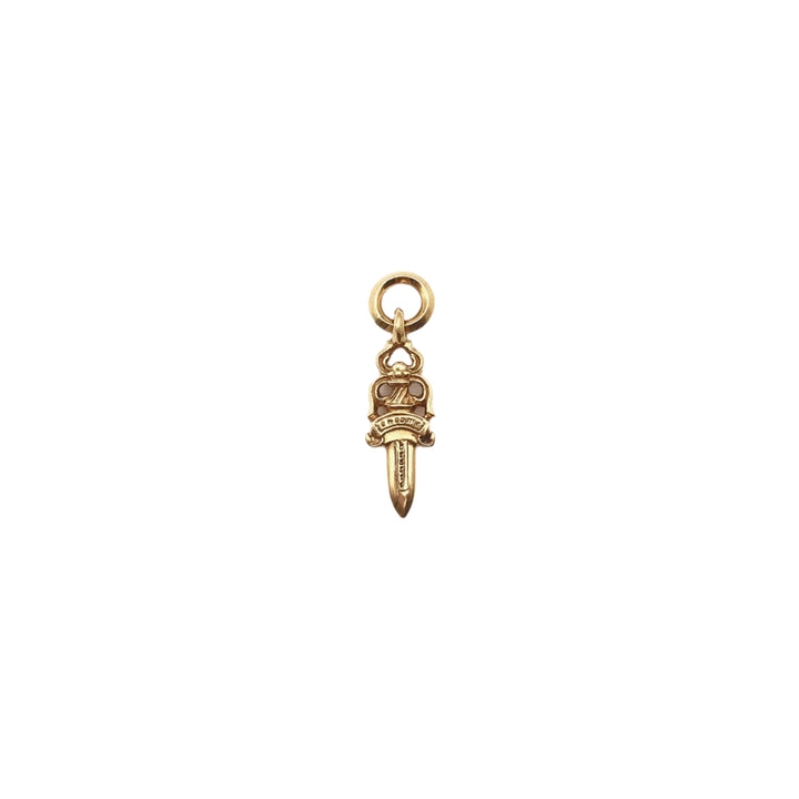 Chrome Hearts 22K Gold Dagger Necklace Charm - SHENGLI ROAD MARKET