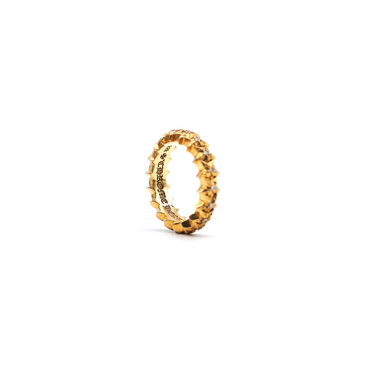 Chrome Hearts 22K Gold Diamonds Star Ring - SHENGLI ROAD MARKET