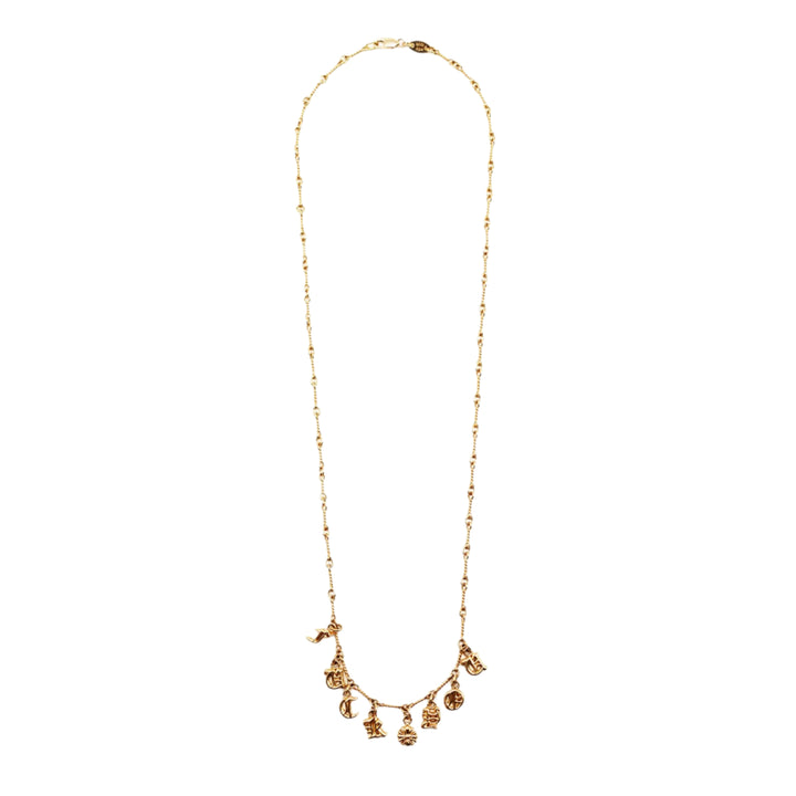 Chrome Hearts 22K Gold "FUCK YOU" Logo Necklace - SHENGLI ROAD MARKET
