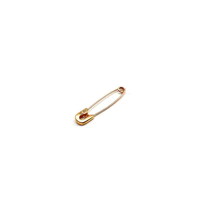 Chrome Hearts 22K Gold Safety Pin Clip - SHENGLI ROAD MARKET