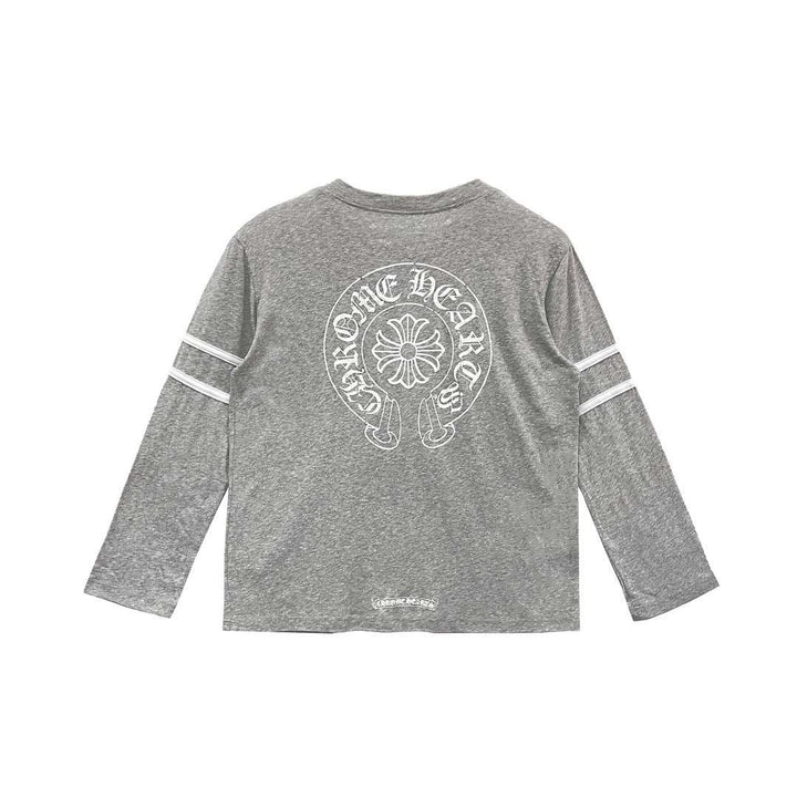 Chrome Hearts 33 Horseshoe Logo Long Sleeve Tee - SHENGLI ROAD MARKET