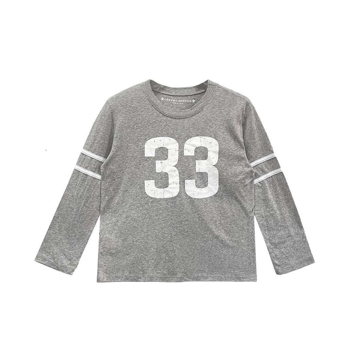 Chrome Hearts 33 Horseshoe Logo Long Sleeve Tee - SHENGLI ROAD MARKET