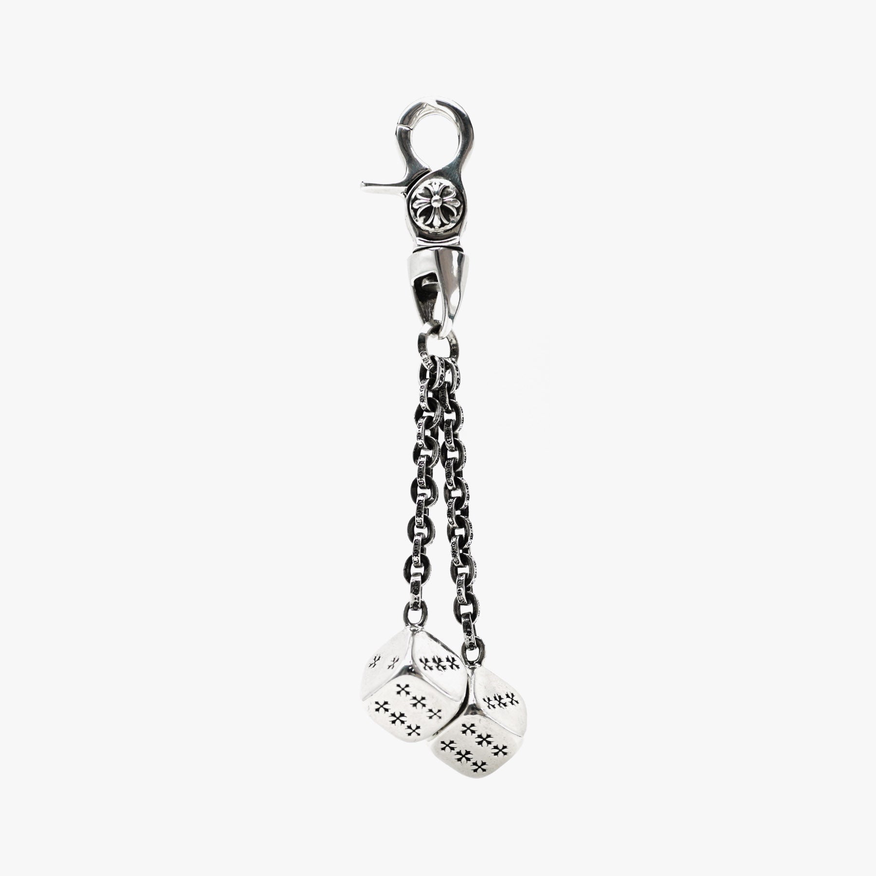 CHROME HEARTS (クロムハーツ) シルバー925 ダイス キーホルダー