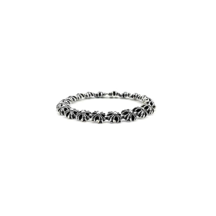 Chrome Hearts 925 Silver Tiny CH Cross Bracelet - SHENGLI ROAD MARKET