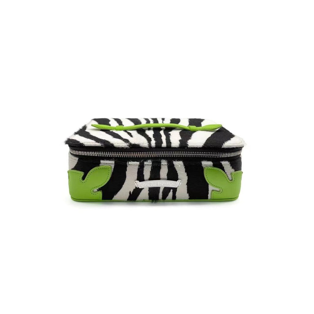 Chrome Hearts Apple Green Zebra Jewelry Box Cosmetic Case