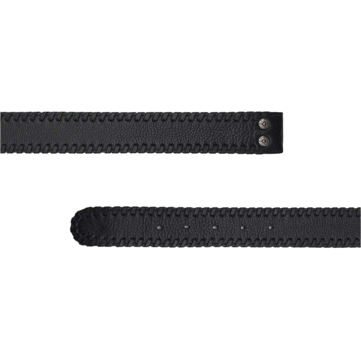 Chrome Hearts Black Weave Belt - SHENGLI ROAD MARKET