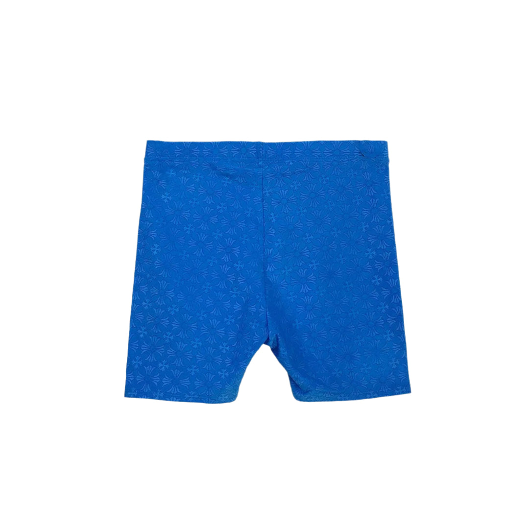 Chrome Hearts Blue Horseshoe Logo Biking Shorts - SHENGLI ROAD MARKET