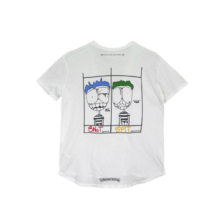 Chrome Hearts Blue Script Logo Short Sleeve T-shirt - SHENGLI ROAD MARKET