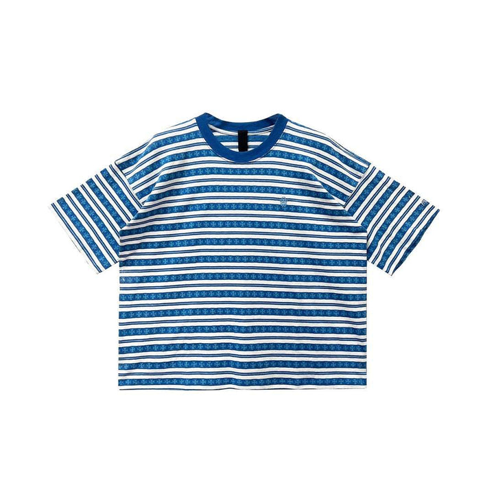 Chrome Hearts Blue Stripe Men's Tee - SHENGLI ROAD MARKET