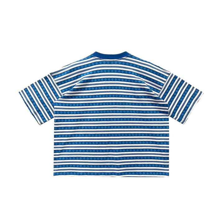 Chrome Hearts Blue Stripe Men's Tee - SHENGLI ROAD MARKET