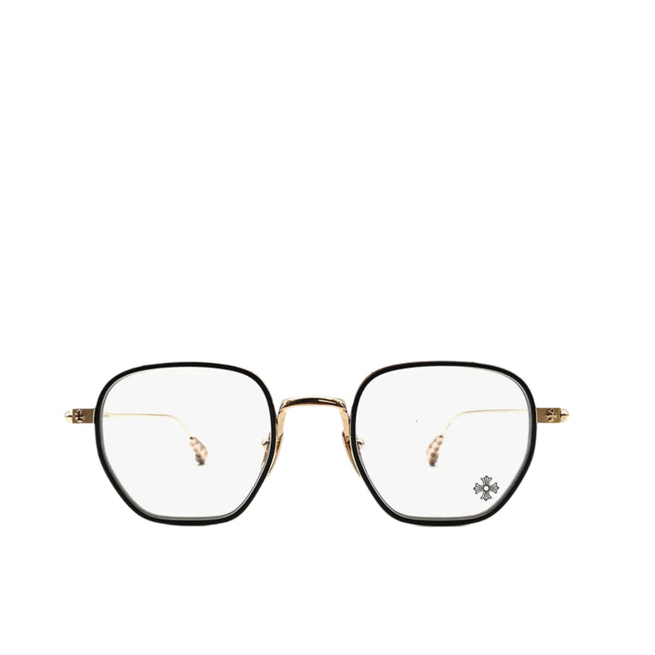 Chrome Hearts Bone Prone I BK-GP Black & Gold Glasses Frame - SHENGLI ROAD MARKET