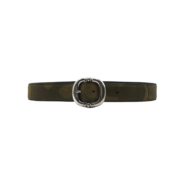 Chrome Hearts Camouflage Gunslinger Belt with Silver Buckle - SHENGLI ROAD MARKET