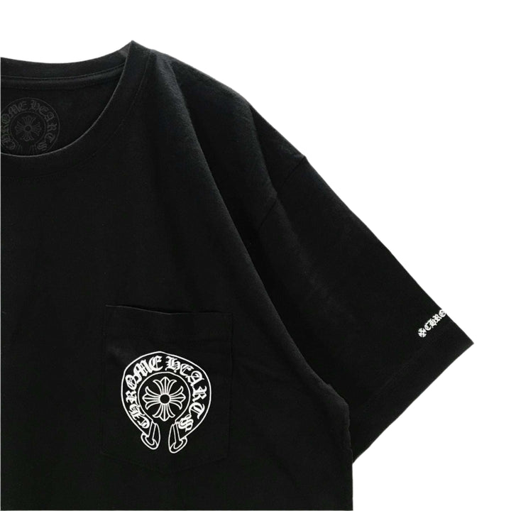 Chrome Hearts Classic Horseshoe Logo Short Sleeve T-shirt - SHENGLI ROAD MARKET