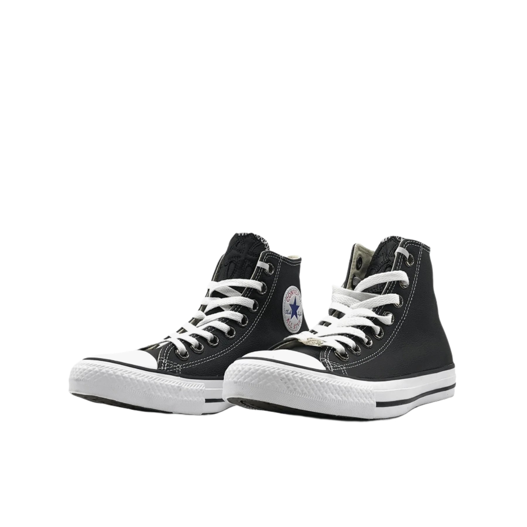 Chrome Hearts Leather Cross Sneakers at SHENGLI ROAD Market