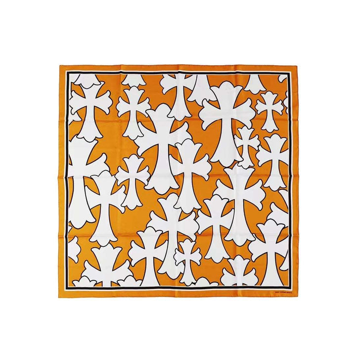 Chrome Hearts Cross Logo Silk Scarf - SHENGLI ROAD MARKET