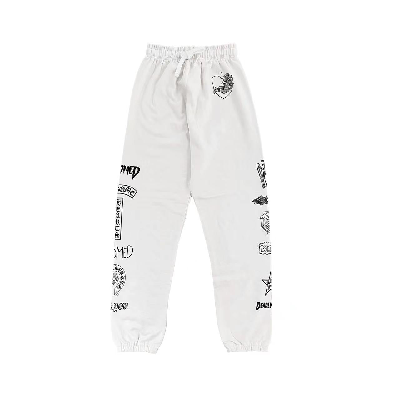 Chrome Hearts Deadly Doll Vine Heart Pants - SRM