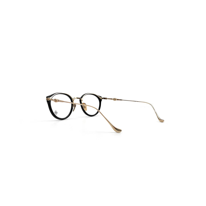 Chrome Hearts DIG BIG BK/GP Black&Gold Glasses Frame - SHENGLI ROAD MARKET