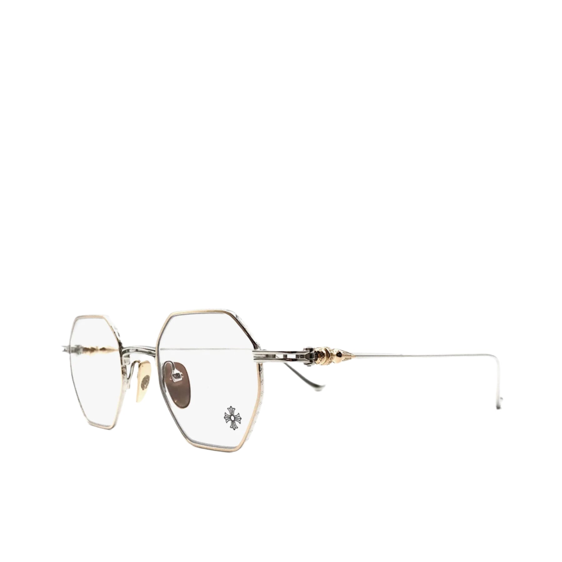 Chrome Hearts buy Silver Frame Glasses