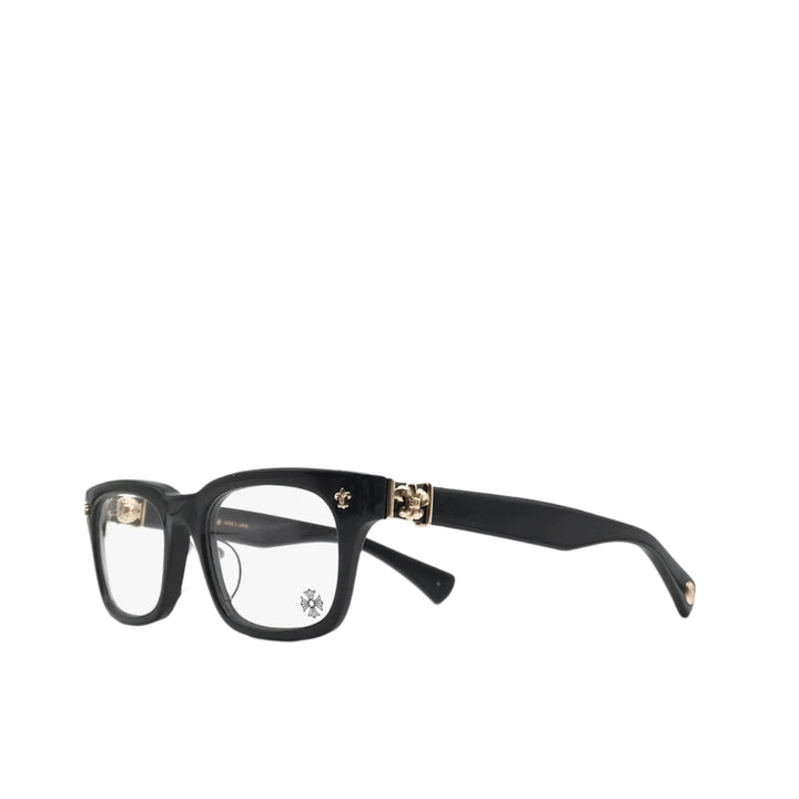 Chrome Hearts Gittinany-A BK-GP Black & Gold Glasses Frame - SHENGLI ROAD MARKET