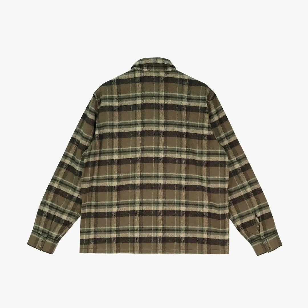 Chrome Hearts Khaki Work Dog Silver Button Shirt - SHENGLI ROAD MARKET