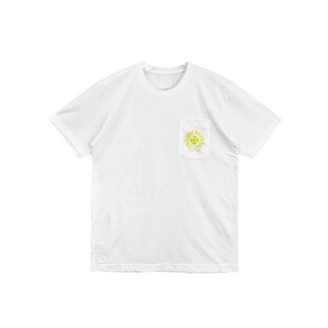 Chrome Hearts LA Exclusive Yellow Script Logo Tshirt - SHENGLI ROAD MARKET
