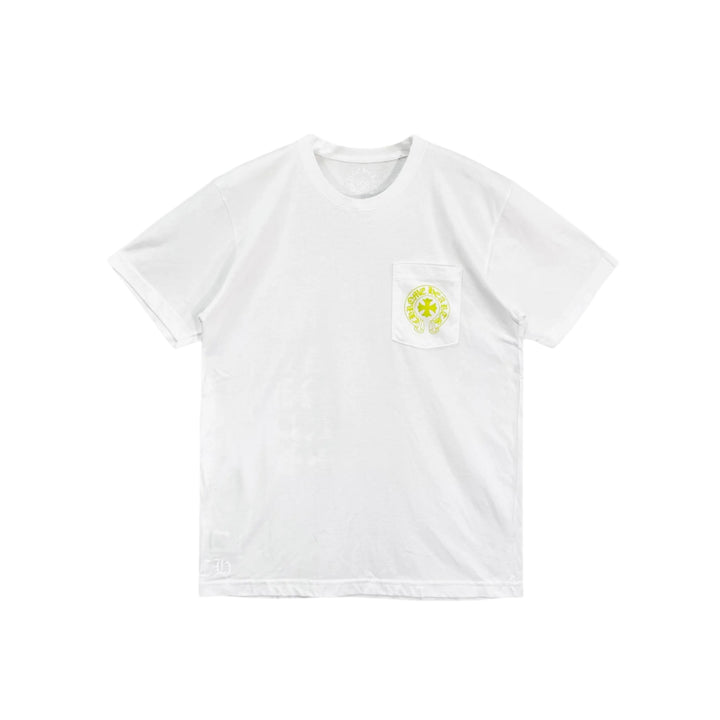 Chrome Hearts LA Exclusive Yellow Script Logo Tshirt - SHENGLI ROAD MARKET