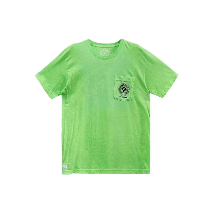Chrome Hearts Las Vegas Exclusive Limited Green Poker Logo T-shirt - SHENGLI ROAD MARKET