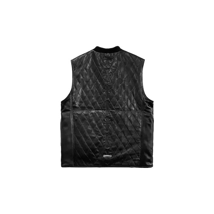 Chrome Hearts Leather Cross Vest - SHENGLI ROAD MARKET