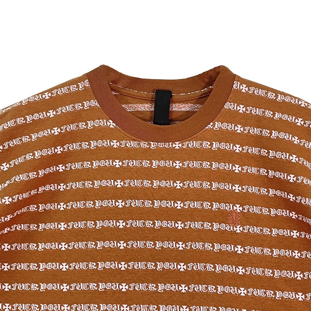 Chrome Hearts Limited Stripe Men's Short Sleeve Tee - SHENGLI ROAD MARKET