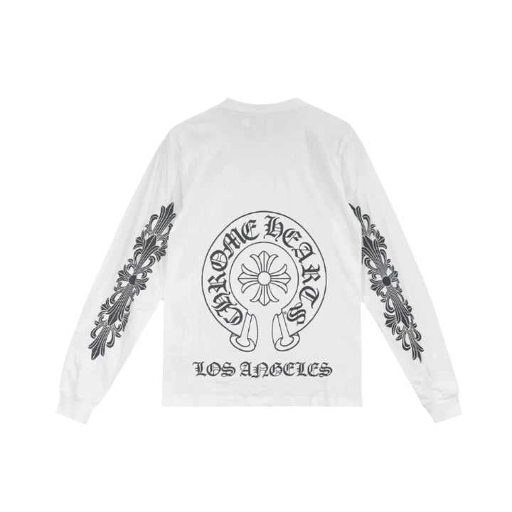 Chrome Hearts Los Angeles Exclusive Horseshoe Logo Long Sleeve T-shirt - SHENGLI ROAD MARKET