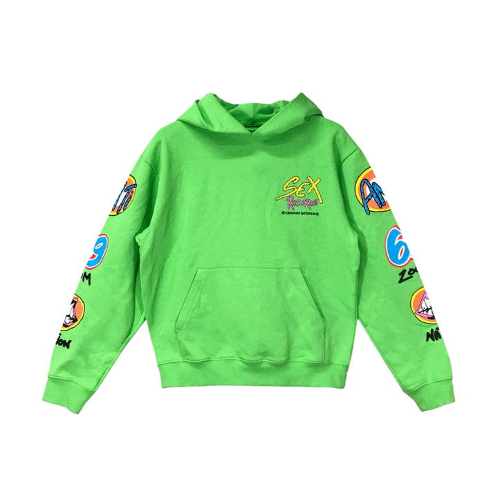 Chrome Hearts Matty Boy Limited Sex Record Green Hoodie - SHENGLI ROAD MARKET